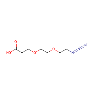 Poly(oxy-1,2-ethanediyl), α-(2-azidoethyl)-ω-(2-carboxyethoxy)-,CAS No. 1167575-20-3.