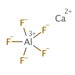 calcium pentafluoroaluminate,CAS No. 33790-67-9.