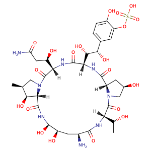Micafungin FR-179642 impurity (acid),CAS No. 168110-44-9.