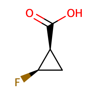 (1R,2R)-2-Fluorocyclopropanecarboxylic acid,CAS No. 127199-13-7.