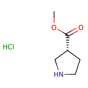 (R)-Methyl pyrrolidine-3-carboxylate hydrochloride,CAS No. 874964-22-4.