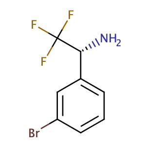 (1R)-1-(3-BROMOPHENYL)-2,2,2-TRIFLUOROETHYLAMINE,CAS No. 843608-54-8.
