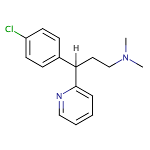 chlorphenamine,CAS No. 132-22-9.