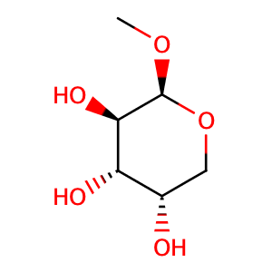 Methyl b-L-arabinopyranoside,CAS No. 1825-00-9.
