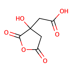 Citric acid anhydride,CAS No. 24555-16-6.