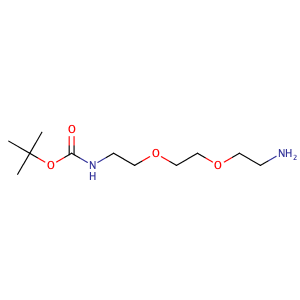 Polyethylene glycol 2-aminoethyl ether 2-boc-aminoethyl ether,CAS No. 890091-42-6.