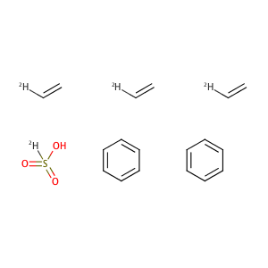 Benzenesulfonic acid, ethenyl-, polymer with diethenylbenzene,CAS No. 39389-20-3.