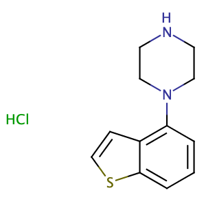 Piperazine, 1-benzo[b]thien-4-yl-, monohydrochloride (9CI),CAS No. 913614-18-3.