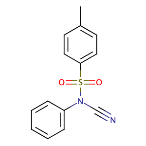 Benzenesulfonamide, N-cyano-4-methyl-N-phenyl-,CAS No. 55305-43-6.