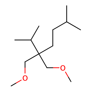 3,3-bis(methoxymethyl)-2,6-dimethyl-Heptane,CAS No. 129228-11-1.