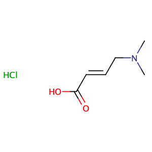 (2E)-4-(dimethylamino)-2-Butenoic acid hydrochloride(1:?),CAS No. 1130155-48-4.