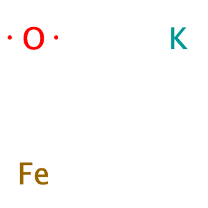 Iron potassium oxide,CAS No. 39469-86-8.