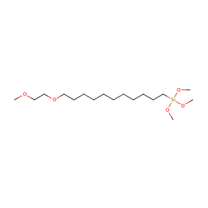 2,15,18-Trioxa-3-silanonadecane, 3,3-dimethoxy-,CAS No. 1384163-86-3.