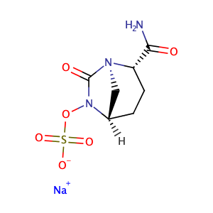 Sulfuric acid, mono[(1R,2S,5R)-2-(aminocarbonyl)-7-oxo-1,6-diazabicyclo[3.2.1]oct-6-yl] ester, sodium salt (1:1),CAS No. 1192491-61-4.