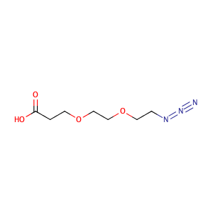 3-(2-(2-azidoethoxy)ethoxy)propanoic acid,CAS No. 1312309-63-9.