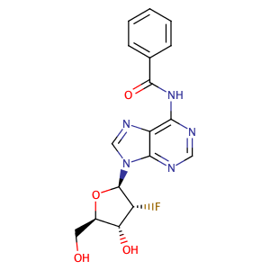 N6-benzoyl-2 deoxy-2 -fluoroadenosine,CAS No. 136834-20-3.