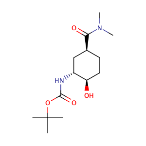 tert-butyl {(1R,2R,5S)-5-[(dimethylamino)carbonyl]-2-hydroxycyclohexylcarbonyl}carbamate,CAS No. 929693-30-1.