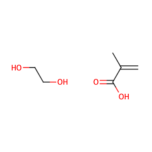 2-methylprop-2-enoic acid; ethane-1,2-diol,CAS No. 25852-47-5.