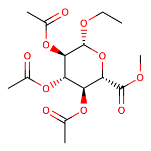 methyl (ethyl 2,3,4-tri-O-acetyl-beta-D-glucopyranosid)uronate,CAS No. 77392-66-6.