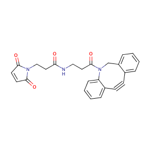 N-(3-{2-azatricyclo[10.4.0.0^{4,9}]hexadeca-1(16),4,6,8,12,14-hexaen-10-yn-2-yl}-3-oxopropyl)-3-(2,5-dioxo-2,5-dihydro-1H-pyrrol-1-yl)propanamide,CAS No. 1395786-30-7.