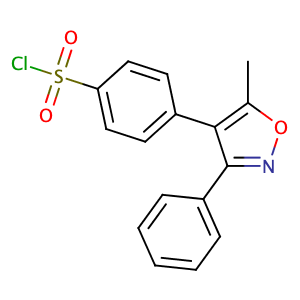 4-(5-methyl-3-phenylisoxazol-4-yl)benzenesulfonyl chloride,CAS No. 509074-26-4.