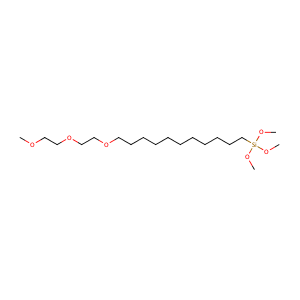 3,3-dimethoxy-2,15,18,21-Tetraoxa-3-siladocosane,CAS No. 1442077-04-4.