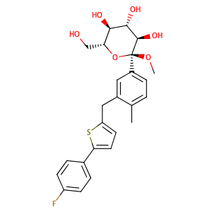 (2S,3R,4S,5S,6R)-2-(3-((5-(4-fluorophenyl)thiophen-2-yl)Methyl)-4-Methylphenyl)-tetrahydro-6-(hydroxyMethyl)-2-Methoxy-2H-pyran-3,4,5-triol,CAS No. 1358581-37-9.