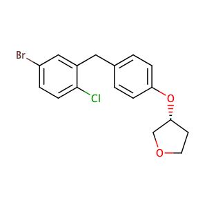 (3R)-3-[4-[(5-Bromo-2-chlorophenyl)methyl]phenoxy]tetrahydrofuran,CAS No. 915095-90-8.