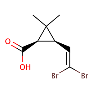 (1R,3R)-3-(2,2-dibromoethenyl)-2,2-dimethyl-Cyclopropanecarboxylic acid,CAS No. 53179-78-5.