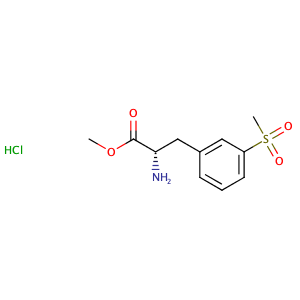 methyl (S)-2-amino-3-(3-(methylsulfonyl)phenyl)propanoate hydrochloride,CAS No. 851785-21-2.