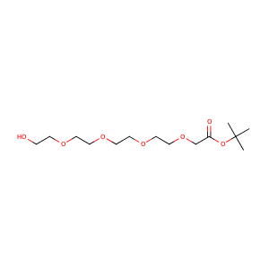 14-hydroxy-3,6,9,12-Tetraoxatetradecanoic acid, 1,1-dimethylethyl ester ,CAS No. 169751-72-8.