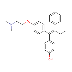 4-[(1Z)-1-[4-[2-(dimethylamino)ethoxy]phenyl]-2-phenyl-1-buten-1-yl]-Phenol,CAS No. 68047-06-3.