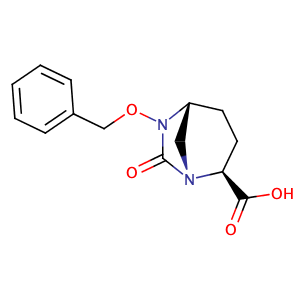 (1R,2S,5R)-7-oxo-6-(phenylmethoxy)-1,6-Diazabicyclo[3.2.1]octane-2-carboxylic acid ,CAS No. 1174020-25-7.