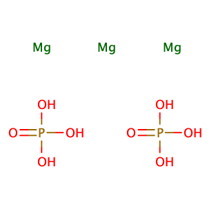 Phosphoric acid, magnesium salt (2:3),CAS No. 7757-87-1.