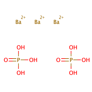 Phosphoric acid, barium salt (2:3),CAS No. 13517-08-3.