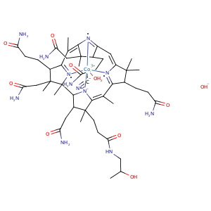 Co-aqua-Co-(cyano-κC)-Cobinamide, ion(1+), hydroxide (1:1),CAS No. 13963-62-7.