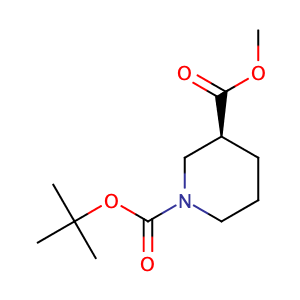 1-(tert-butoxycarbonyl)piperidine-(3S)-carboxylic acid methyl ester,CAS No. 88466-76-6.