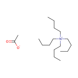 Tetrabutylammonium acetate,CAS No. 10534-59-5.