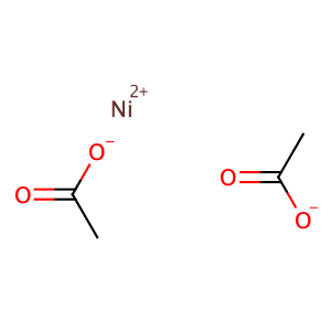 Nickelous acetate,CAS No. 373-02-4.
