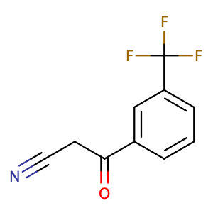 3-Oxo-3-(3-(trifluoromethyl)phenyl)propanenitrile,CAS No. 27328-86-5.