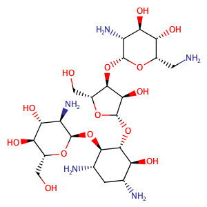 Paromomycin;,CAS No. 7542-37-2.