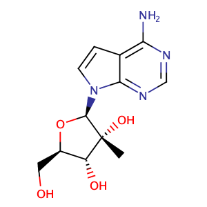 (2R,3R,4R,5R)-2-(4-amino-7H-pyrrolo[2,3-d]pyrimidin-7-yl)-5-(hydroxymethyl)-3-methyltetrahydrofuran-3,4-diol,CAS No. 443642-29-3.