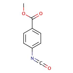 Methyl 4-isocyanatobenzoate,CAS No. 23138-53-6.