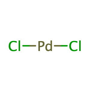 Palladium chloride,CAS No. 7647-10-1.