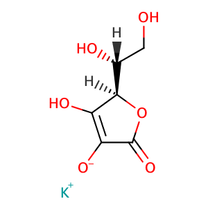 potassium ascorbate,CAS No. 15421-15-5.