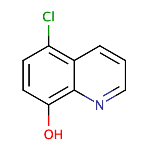 5-Chloroquinolin-8-ol,CAS No. 130-16-5.