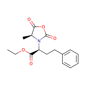 (S)-Ethyl 2-((S)-4-methyl-2,5-dioxooxazolidin-3-yl)-4-phenylbutanoate,CAS No. 84793-24-8.