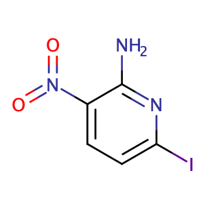 6-Iodo-3-nitro-pyridin-2-ylamine,CAS No. 351447-13-7.