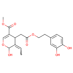 oleuropein aglycone,CAS No. 31773-95-2.
