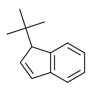 1-tert-butylindene,CAS No. 40650-31-5.